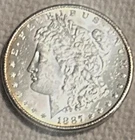 1887 P Morgan Just beautiful, stunning, bright BU, free shipping, Sigma tested +