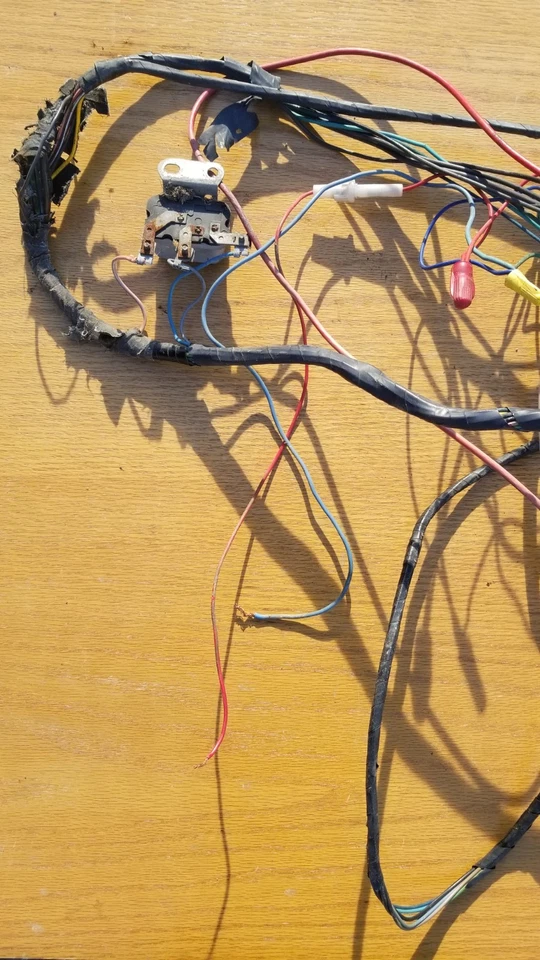 Arnés de cableado tablero y motor aire acondicionado viento eléctrico Pontiac Grand Prix Bonneville 1963 Foto 2 de 4