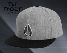 New Nixon Icon Gray Mens Snapback Cap Hat