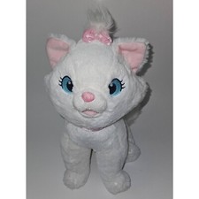 Disney Store Aristocats Marie White Kitty Cat Plush 13" Stuffed Animal Toy Soft