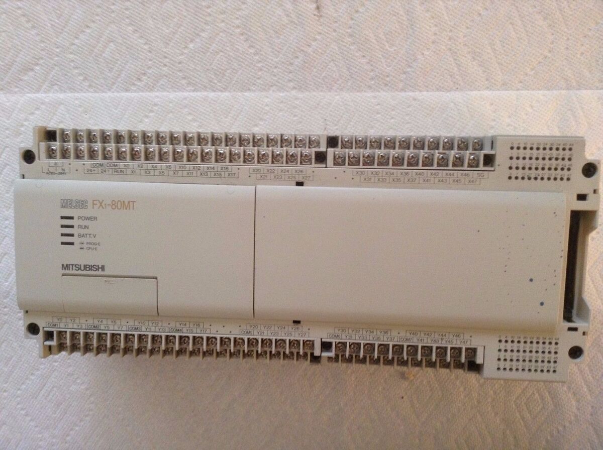 Mitsubishi FX1-80MT PLC BASE UNIT 40DC IN 40 OUT | eBay Mitsubishi FX1-80MT PLC BASE UNIT 40DC IN 40 OUT | eBay