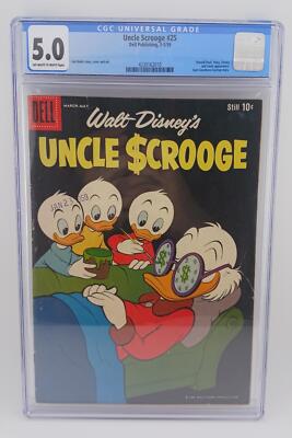 CGC 5.0 Uncle Scrooge #25