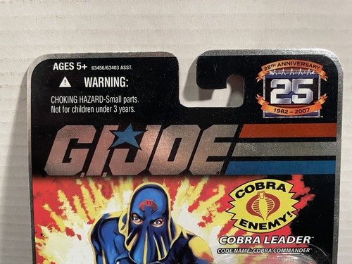 G.I. JOE HOODED COBRA COMMANDER Action Figure 25th Anniversary Foil Hasbro 2007 - Bild 12 von 20