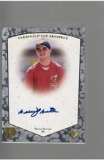 BRENT BUTLER ROOKIE AUTO 1998 UPPER DECK SP TOP PROSPECTS BASEBALL