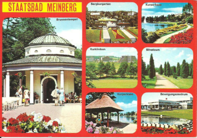 AK Bad Meinberg Kreis Lippe - Brunnentempel, Kurkliniken, Silvaticum - 2000 gel.