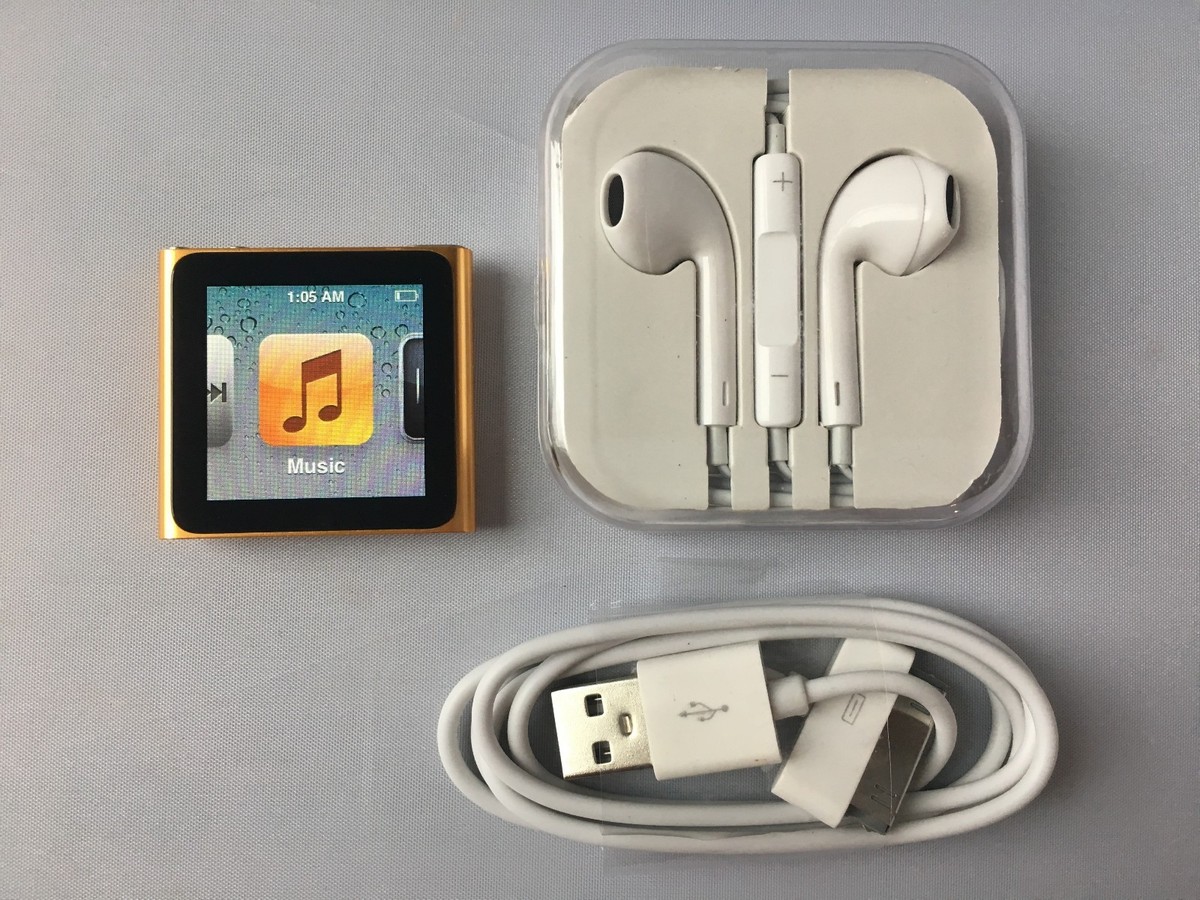 Apple iPod nano 6th Generation Orange (8GB) new 885909423798| eBay