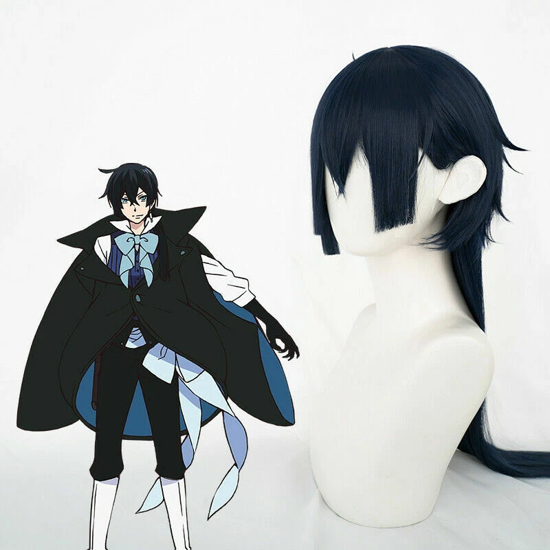 The Case Study of Vanitas Anime Vanitas Black Cosplay Wig – Gcosplay