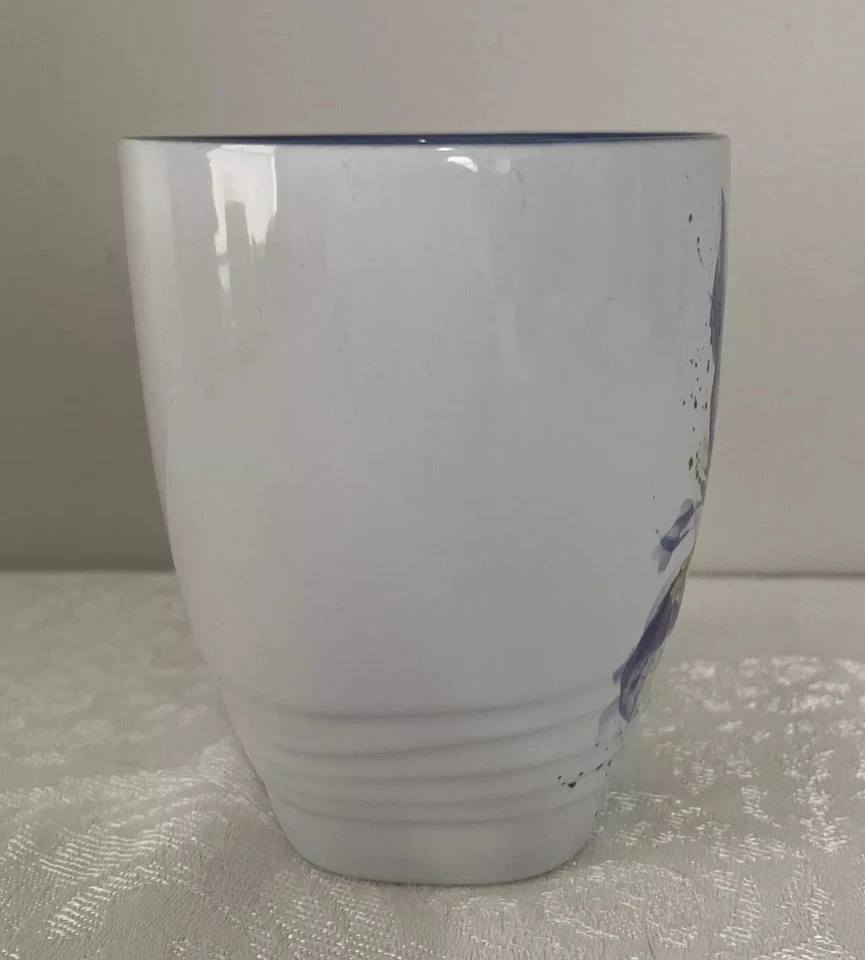 Dean Crouser Watercolor Kaleidoscope Purple Iris Coffee Tea Mug Cup - Image 4 of 4