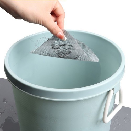Anti-Blocking Filter Screen Disposable Floor Drain Sticker Hair Catcher Bathroom - Picture 3 of 10
