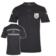 schwarzes BW Tropen Heimatschutzkompanie Th&uuml;ringen Heimatschutz T-Shirt#38245
