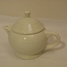 HLC USA Fiesta Child's Tea Set Series "MINI TEAPOT  LID" White - Hard To Find 