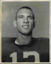 1950 Press Photo University of Michigan football halfback Edward Hood