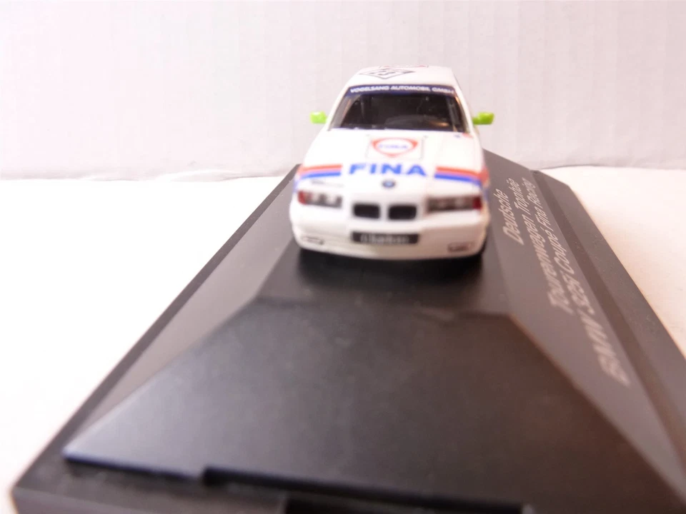 Herpa BMW 325i 035471 Coupé DTM FINA RACING n.23 bianco HO 1/87 - Immagine 2 di 4