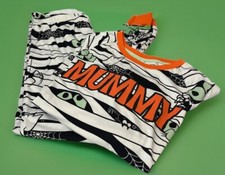 Halloween Womens Mummy Glow in Dark Pajama Set Sz S 4-6
