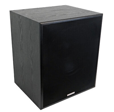 Rockville Rock Shaker 15'' Inch Black 1000w Powered Home Theater Subwoofer Sub