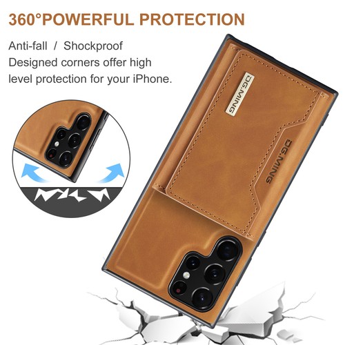 For Samcung GalaxyS24 Plus S22 Ultra S23 Leather Zipper Magnetic Wallet Case - Picture 68 of 72