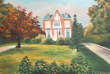 European art 1995 oil painting landscape