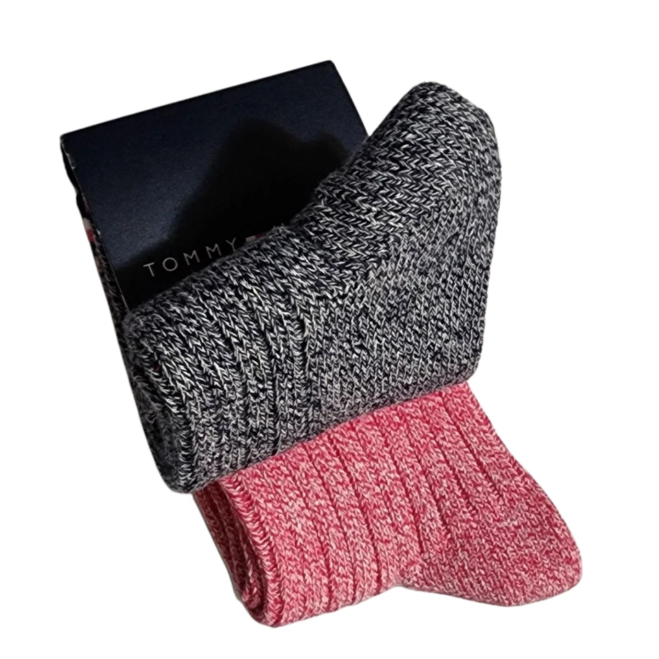 Calcetín cámper Tommy Hilfiger para niñas brezo talla pequeña (9-11) Foto 4 de 4