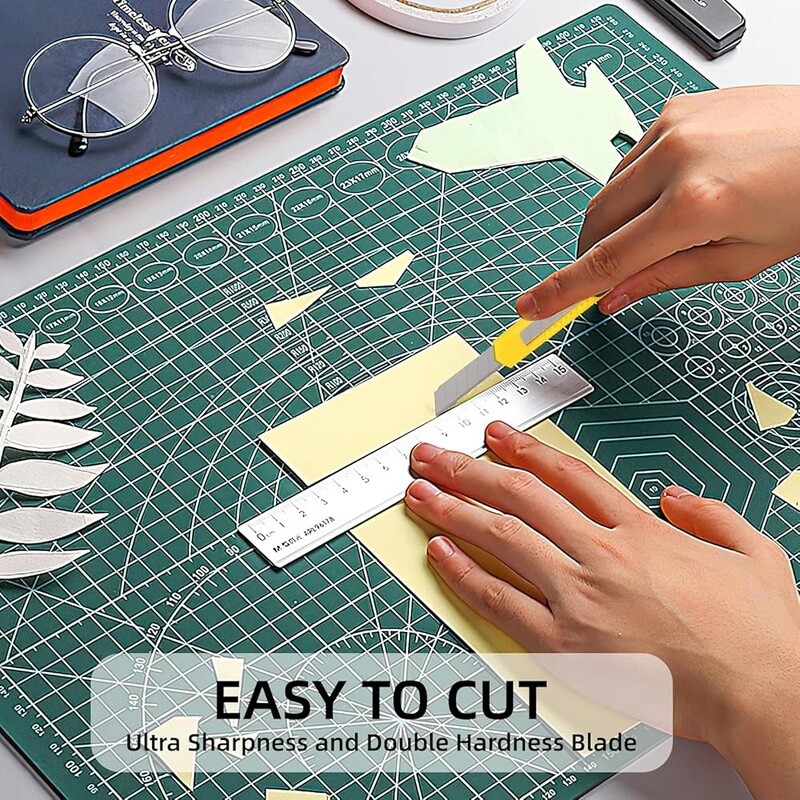 4 Pack Utility Knives Box Cutter Retractable Razor Blade Heavy Duty ...