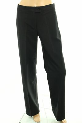 Sandro Ferrone Italy Women's Black Trousers Dress Pants Retail $160