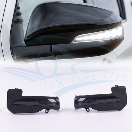 Smoked LED Rearview mirror Light For Toyota Fortuner Hilux revo Innova 2016-2021 - Picture 9 of 9