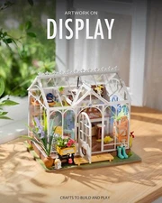 Rolife DIY Miniature House Kit Wooden Dollhouse Mini House Making Kit with LED