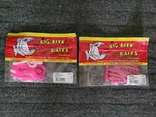 Big Bite Baits 4" Curl Tail Grub 1pk of 10pcs-Brand New