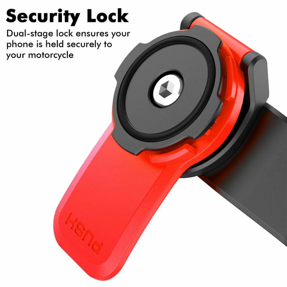 Soporte Sostenedor de Telefono y GPS Para Bicicleta Motocicleta MTB  Manillar US - Image 2 of 4