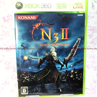USED Xbox 360 NINETY-NINE NIGHTS II Ninety 48985 JAPAN IMPORT