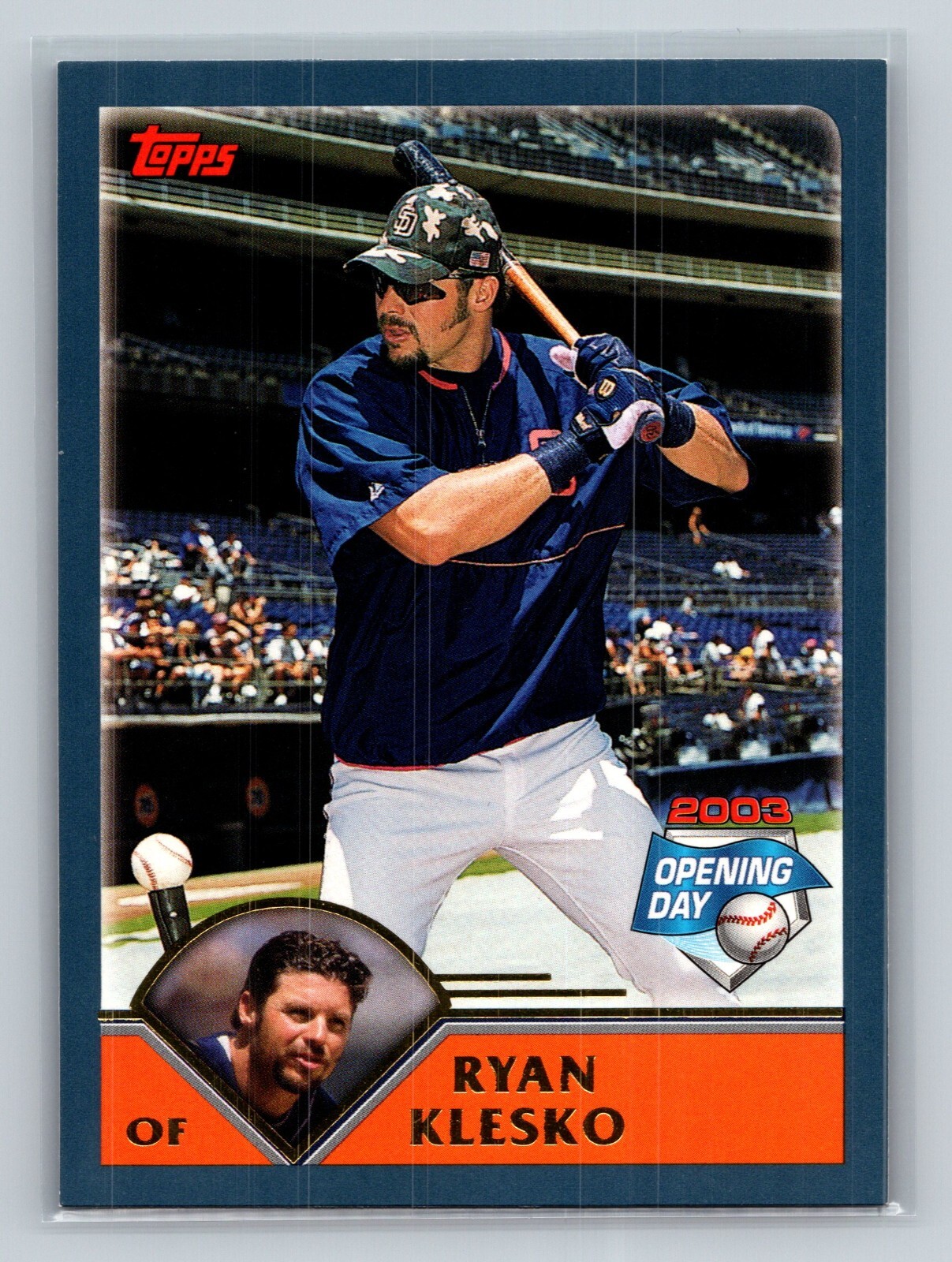2003 Topps Opening Day Ryan Klesko San Diego Padres Card #23