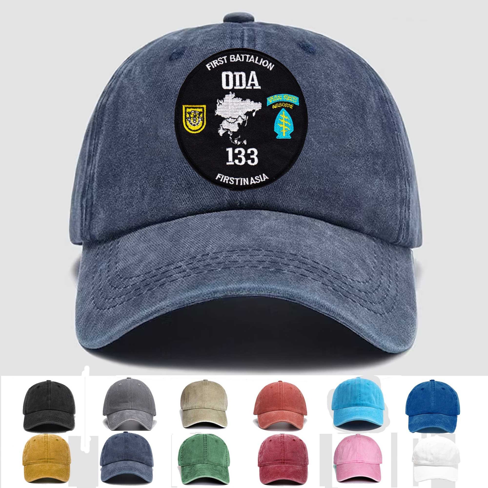 Custom Personalization Embroidered Hat ODA-133, Veteran Cap, Trucker Hat, Gift