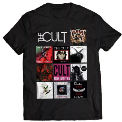 The Cult Album T-Shirt Ian Astbury Rock Tee Love Sonic Temple Electric