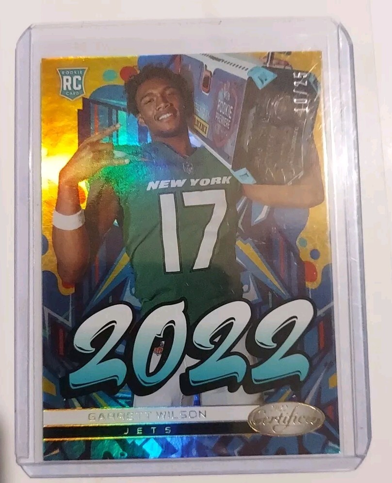 2022 Certified 2022 Mirror Gold 10/25 Garrett Wilson #2022-7 Rookie RC