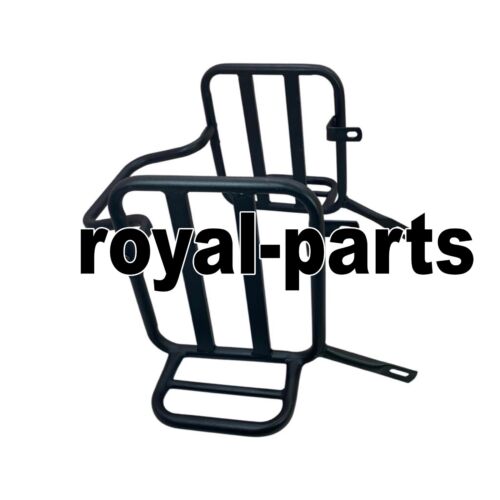 "PANNIER PAIR Black & MOUNTING RAIL" Fit For Royal Enfield Hunter 350 - Picture 17 of 18