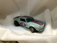Vintage Aurora AFX Light blue/purple 3 CHEVY CAMARO Z-28 HO Scale Slot car