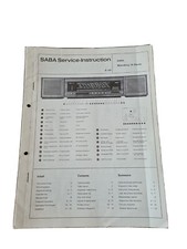 Original Service Manual Schaltplan SABA Meersburg 19 Stereo