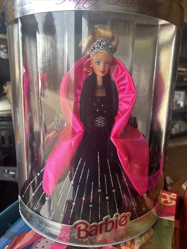 1998 Vintage RARE (Box Error?) Mattel Happy Holidays Special Edition Barbie NRFB