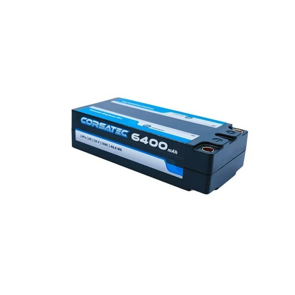 CORSATEC CT10001 GRAPHENE LIPO SHORTY BATTERY 7.6V 6400MAH 138C 48.6Wh