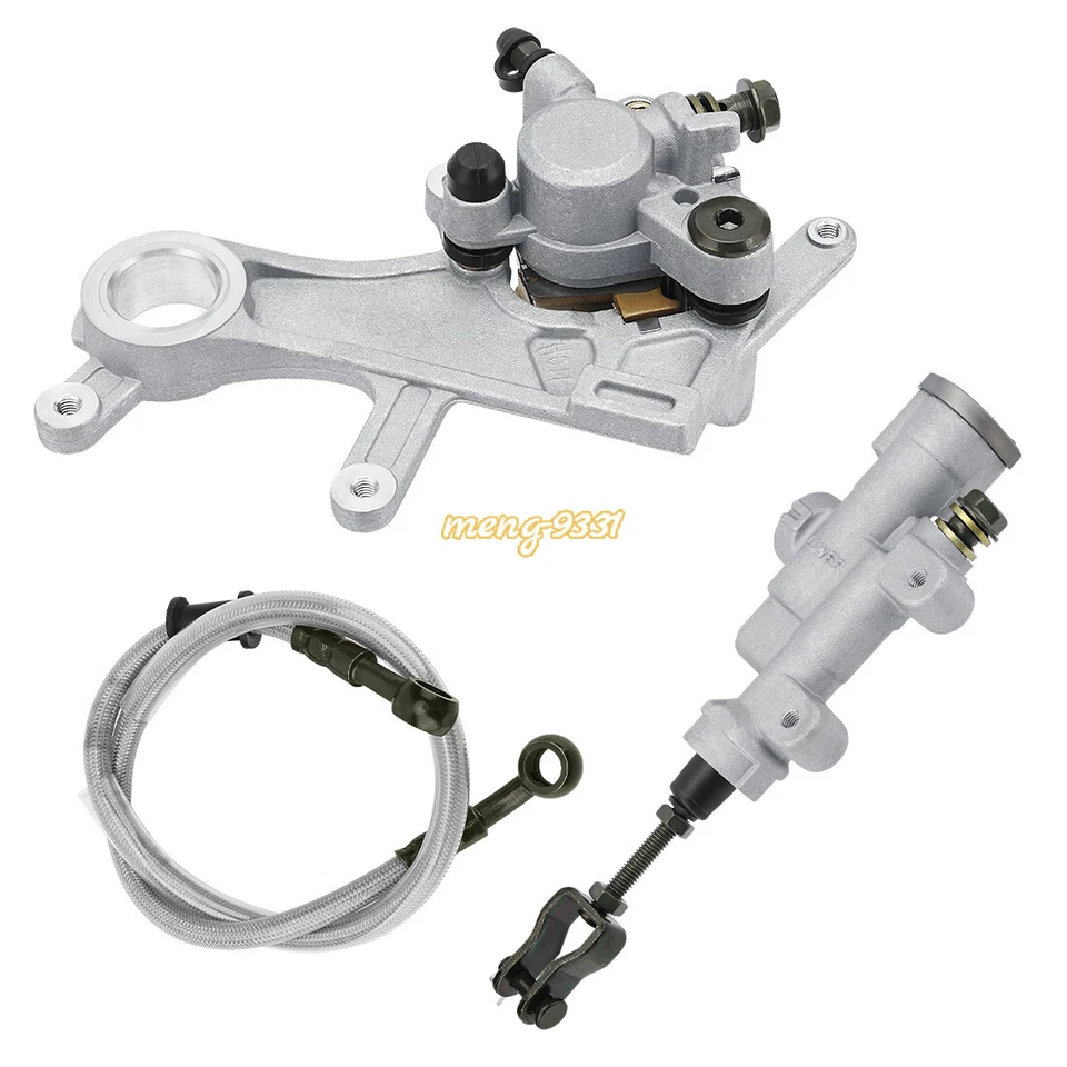 Rear Brake Caliper & Master Cylinder w/Hose Assembly for Honda CR125R CR250R - Image 2 of 4