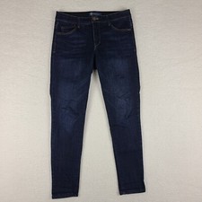 Democracy Jeans Womens 4 Ab Solution Skinny Ankle Jegging Dark Wash Blue