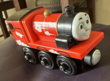 Roll N Whistle James Thomas  Friends Wooden Railway Magnetic Train