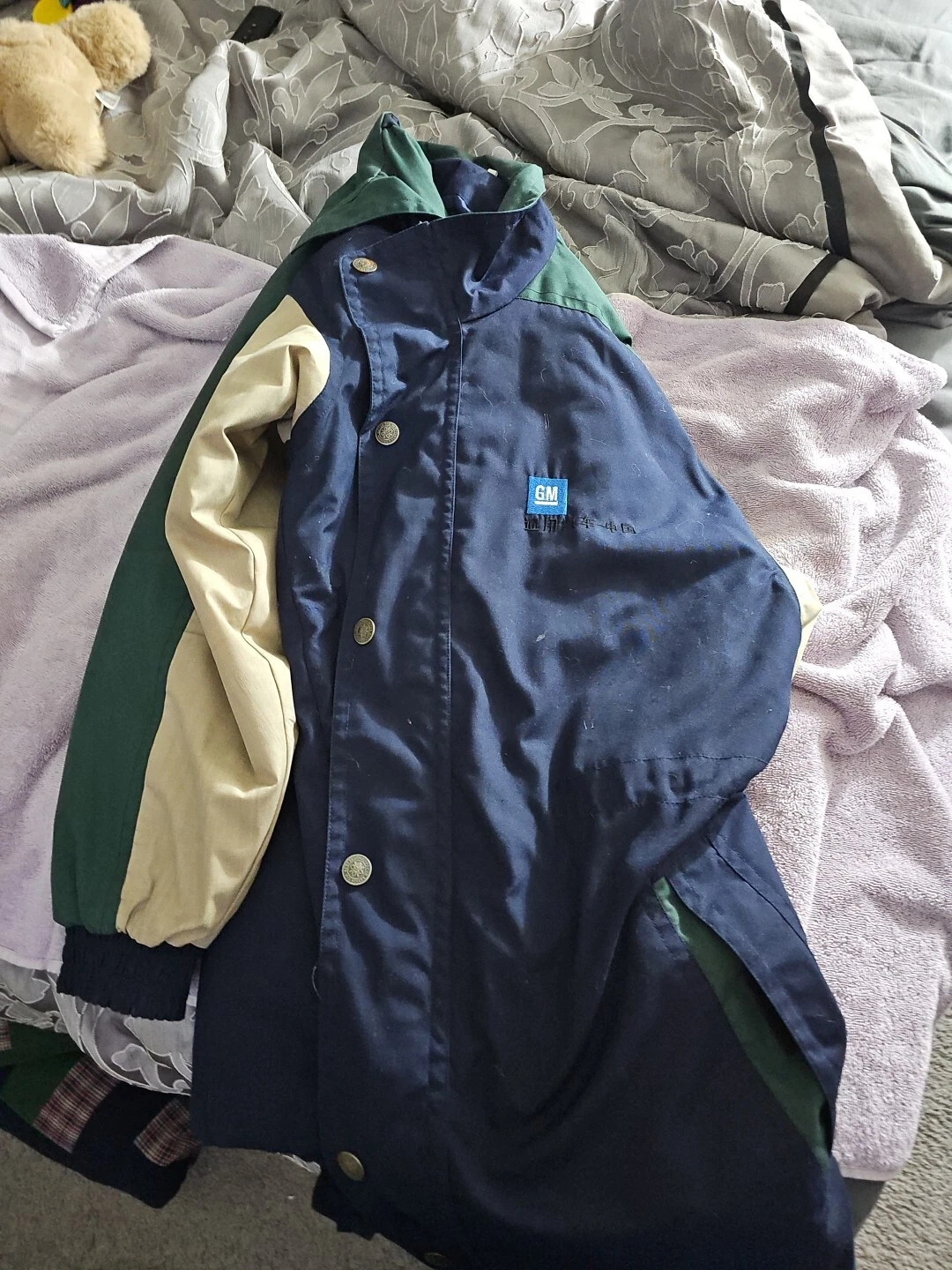 Vintage general Motors Jacket Windbreaker Generic Coat Large