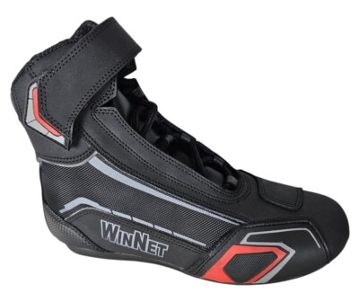 Motorradschuhe Stiefeletten Low Poloshirt WinNet Leder Protektoren Sommer 4 Stufen