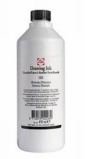 Talens 700 Drawing Ink 490ml ( Blackest Black Ever ! )