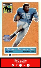 2001 Topps Archives Reserve REFRACTOR- #2 Alan Ameche NM