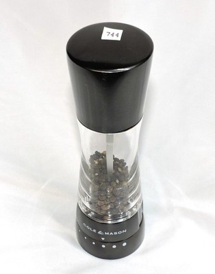 Cole & Mason Derwent Iron Gray (Black)Pepper Mill Grinder Stainless Steel #744
