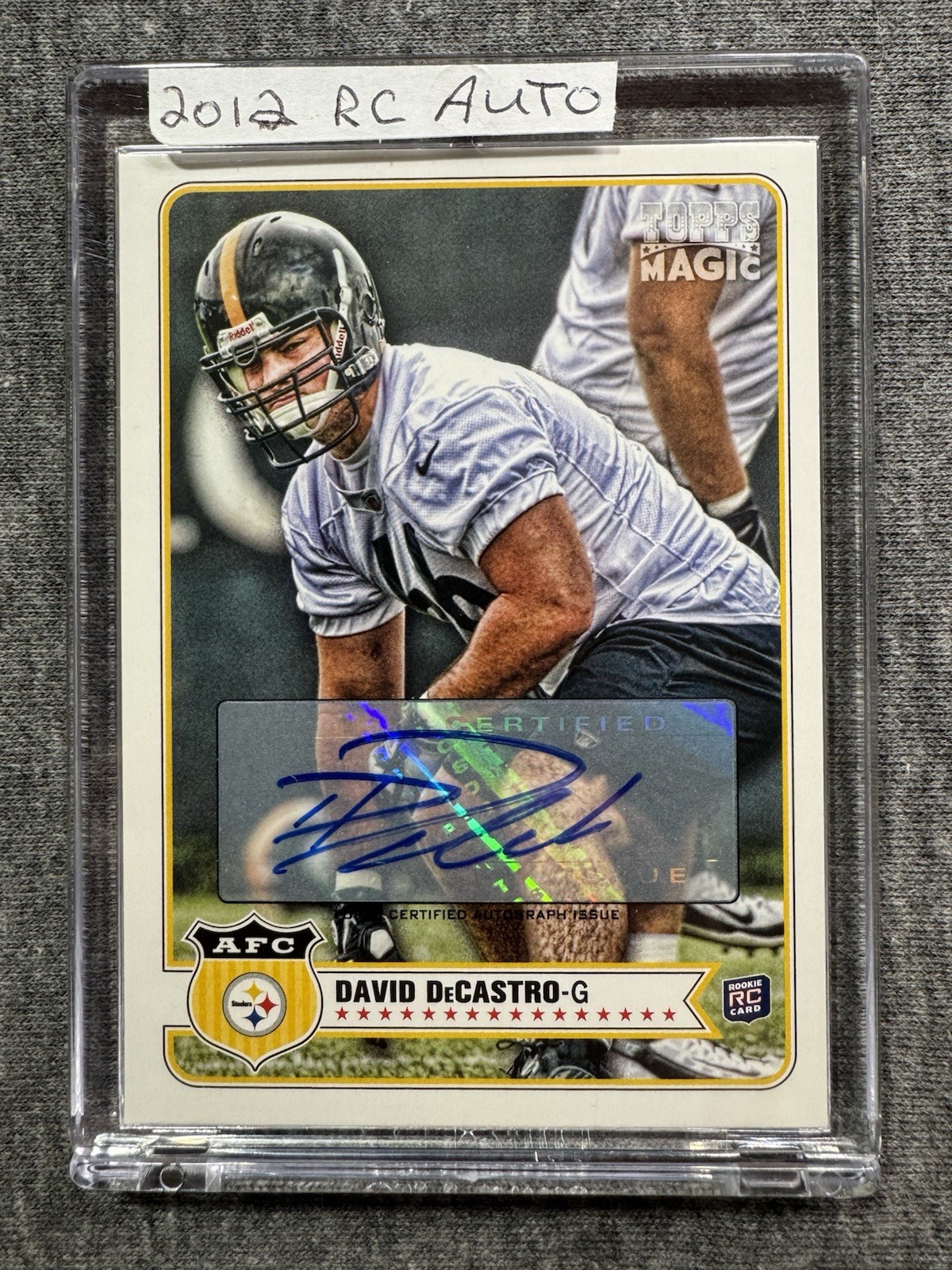 David DeCastro Topps Magic #48 Autograph
