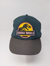 Jurassic World Large Patch Logo Strap Back Hat Adjustable Cap