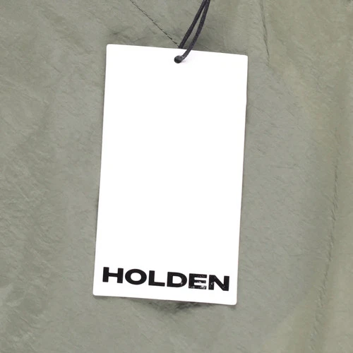 HOLDEN Mens Green Parka Coat Softshell Stand Up Collar Zip Closure M RRP 800 image 10