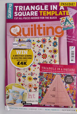 Love Patchwork & Quilting magazine #161 2026 Triangle in a square template